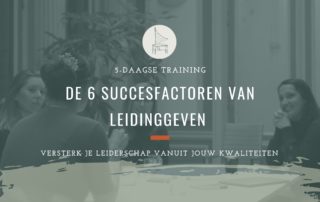 Training-6 succesfactoren leidinggeven